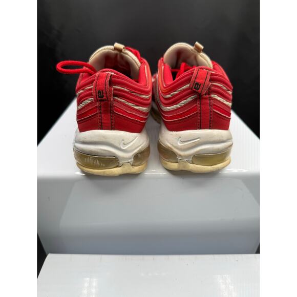 Nike Air Max 97 - Red and White with Black and Red Swoosh - Size 8.5M main image 10